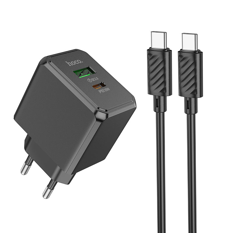 CHARGEUR HOCO CS14 PD20W+QC3.0 (Type-C to Type-C )