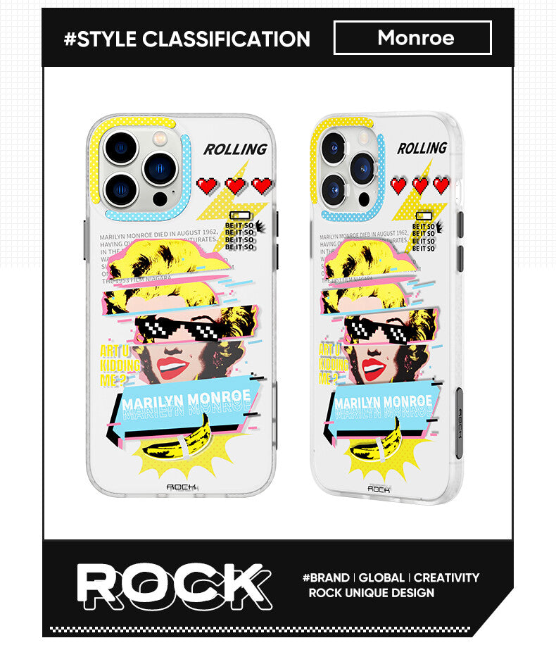 Coque série iPhone 13 - Monroe (Série Collage)