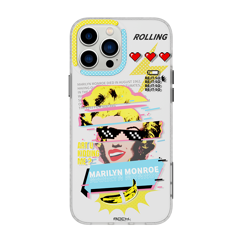 Coque série iPhone 13 - Monroe (Série Collage)