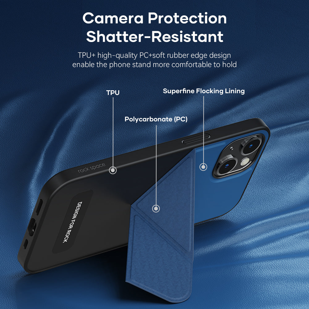 Étui de protection avec support antichoc pour iPhone série 13