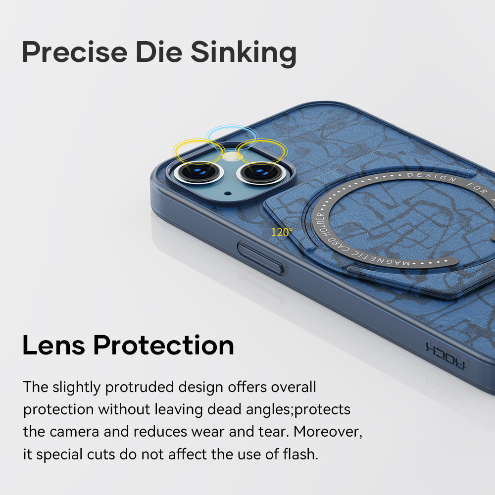 Étui de protection magnétique Moce avec support pour iPhone série 13