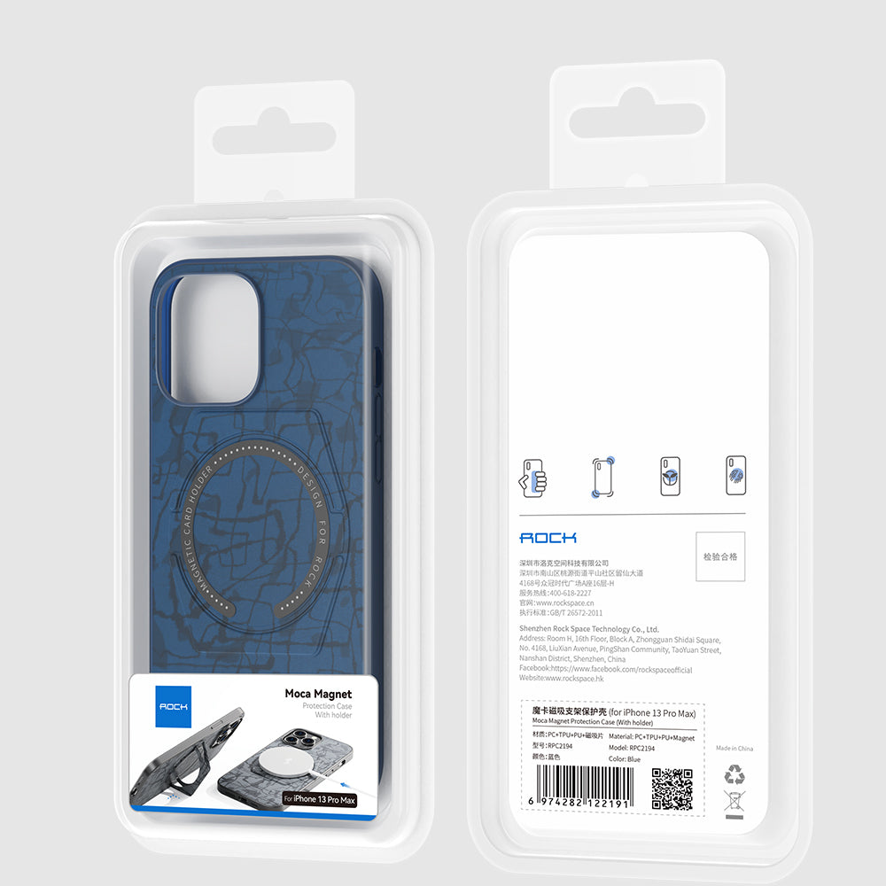 Étui de protection magnétique Moce avec support pour iPhone série 13