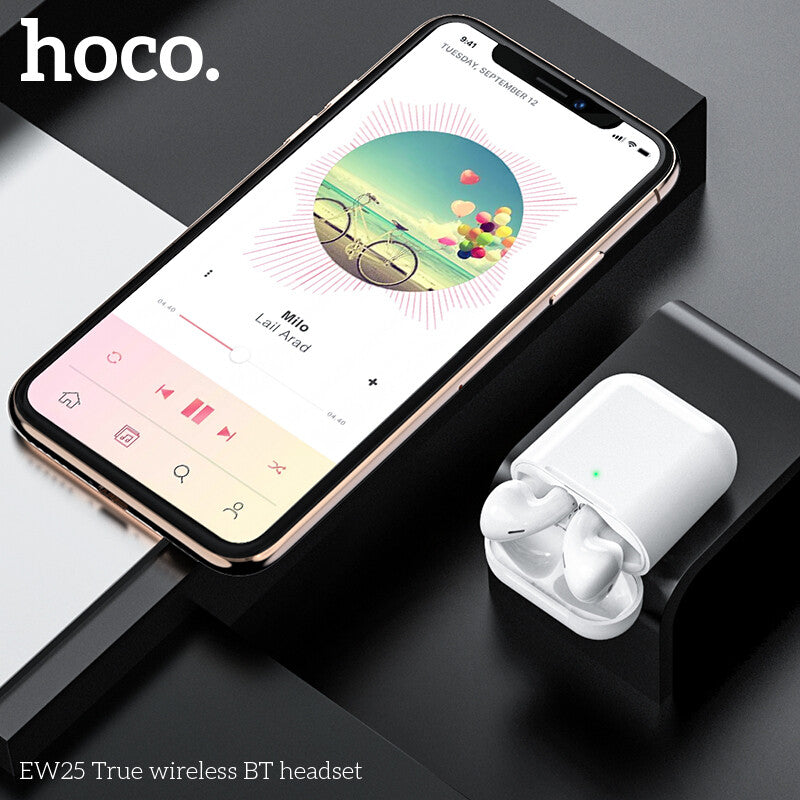 Airpods (2ᵉ génération) - Bluetooth - HOCO (EW 25)