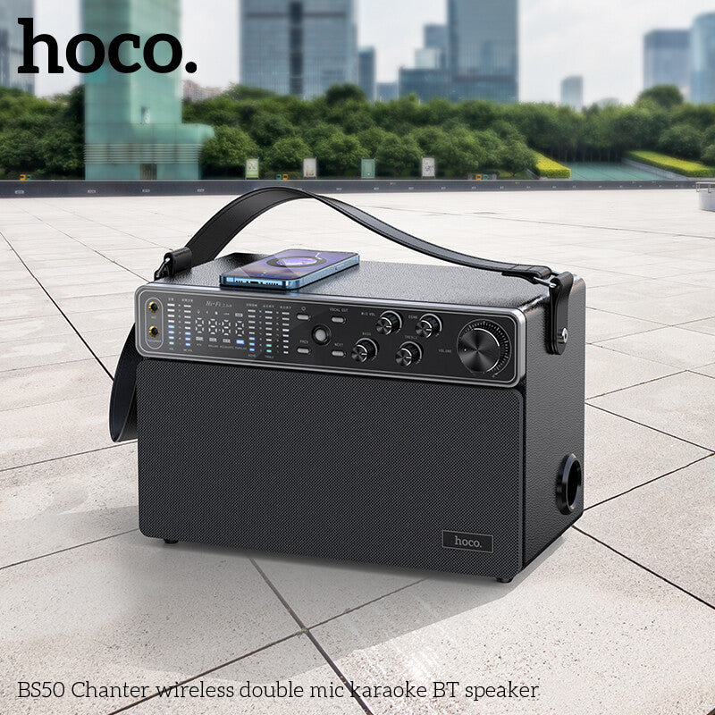 SPEAKER BLUETOOTH KARAOKE DOUBLE MICRO (HOCO BS50)