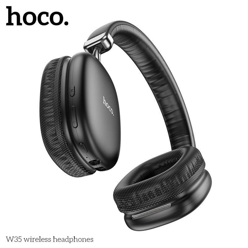Casque Sans fil avec Microphone (HOCO W35) - NOIR