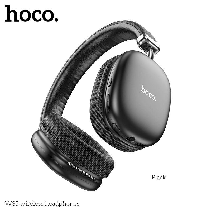 Casque Sans fil avec Microphone (HOCO W35) - NOIR