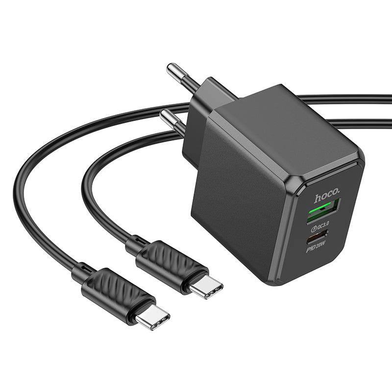 CHARGEUR HOCO CS14 PD20W+QC3.0 (Type-C to Type-C )
