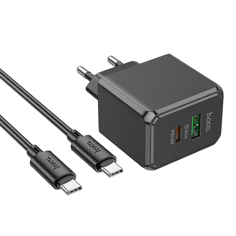 CHARGEUR HOCO CS14 PD20W+QC3.0 (Type-C to Type-C )
