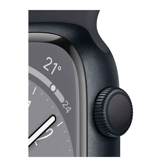 APPLE Watch Séries 8 GPS 45MM - Midnight Avec Bracelet Sport