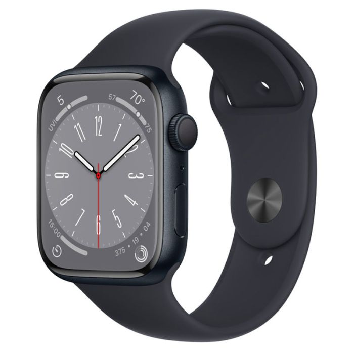 APPLE Watch Séries 8 GPS 45MM - Midnight Avec Bracelet Sport