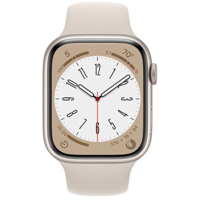 APPLE Watch Séries 8 GPS 41MM - Starlight Aluminium
