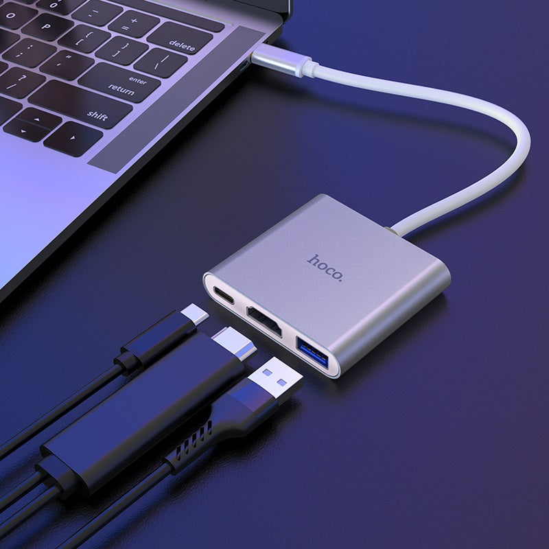 Type-C hub “HB14 Easy use” USB3.0+HDMI+PD