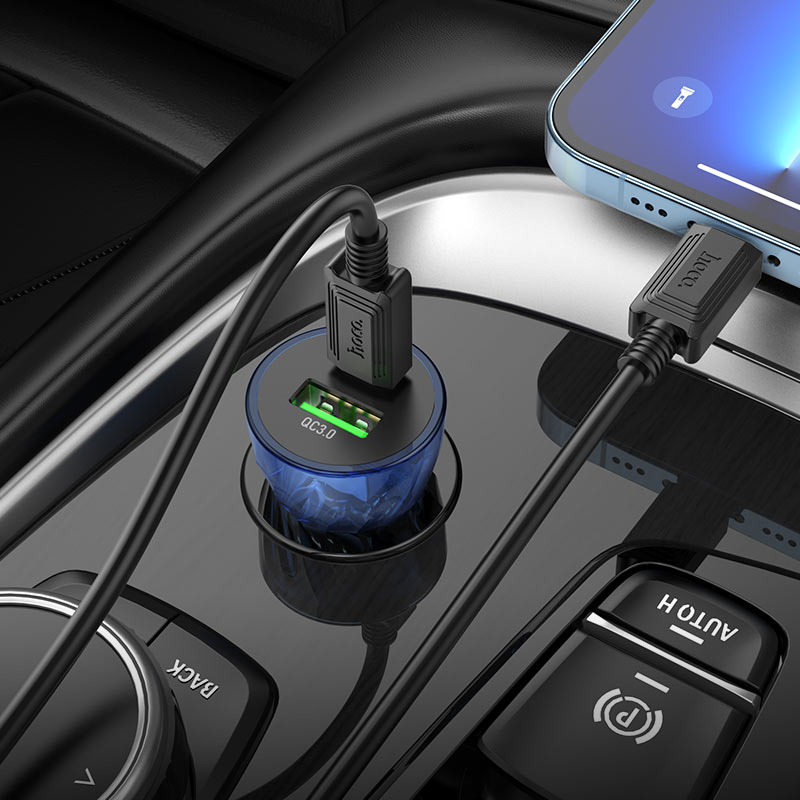 Car charger - Z47A Transparent Discovery Edition - PD30W+QC3.0 set