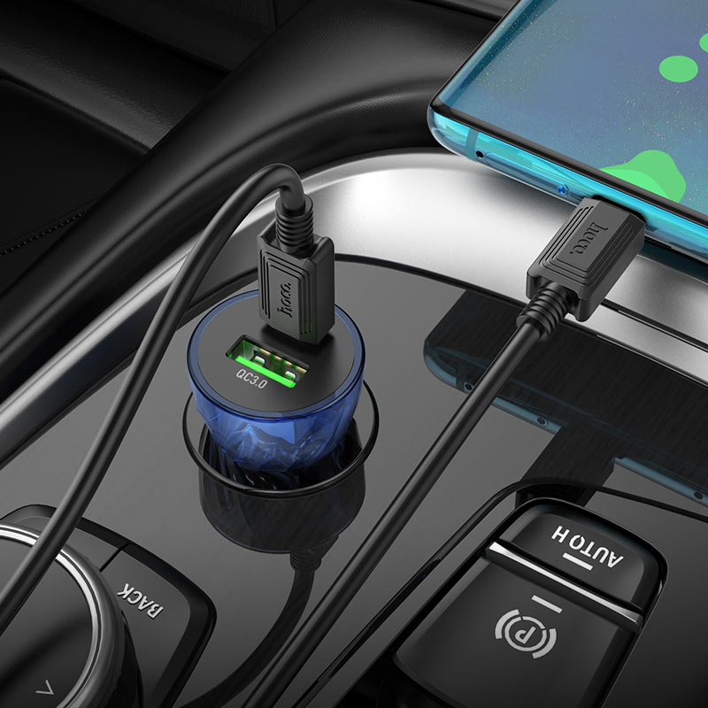 Car charger - Z47A Transparent Discovery Edition - PD30W+QC3.0 set