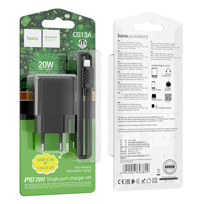 CHARGEUR HOCO CS13A -PD20W ( TC TO IPHONE )