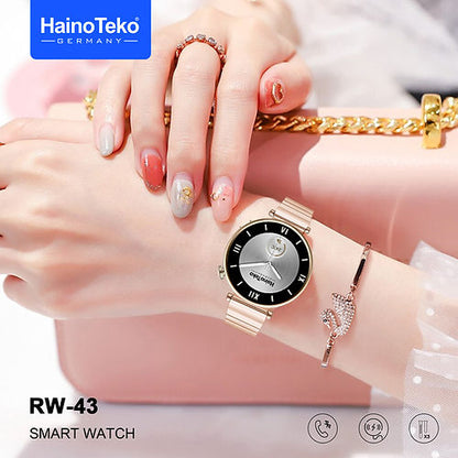 Smart Watch Haino Teko + 3 Bracelet - GT4 (FEMME) : RW43 - Silver