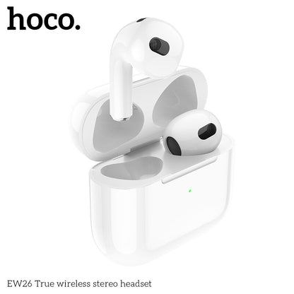 Airpods (3ᵉ génération) - Bluetooth - HOCO (EW 26)