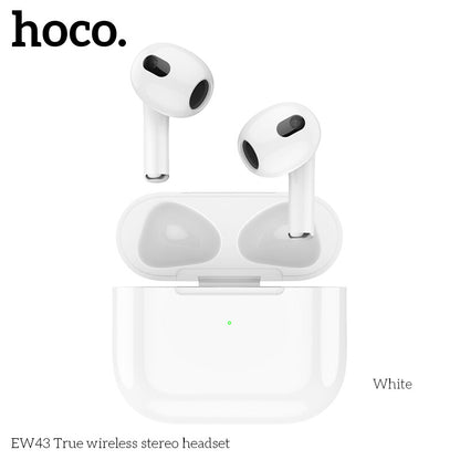 Airpods (3ᵉ génération) - Bluetooth - HOCO (EW 43) - Blanc