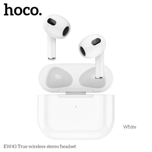 Airpods (3ᵉ génération) - Bluetooth - HOCO (EW 43) - Blanc