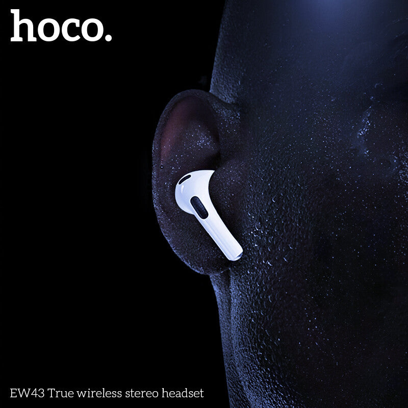 Airpods (3ᵉ génération) - Bluetooth - HOCO (EW 43) - Blanc