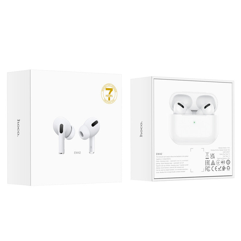 Airpods PRO - Bluetooth - Touch Series - HOCO (EW 42) - Blanc