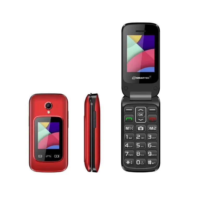 Téléphone portable smartec F1 - Rouge