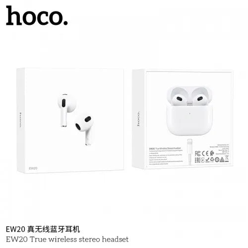 Airpods (3ᵉ génération) - Bluetooth - HOCO (EW20)