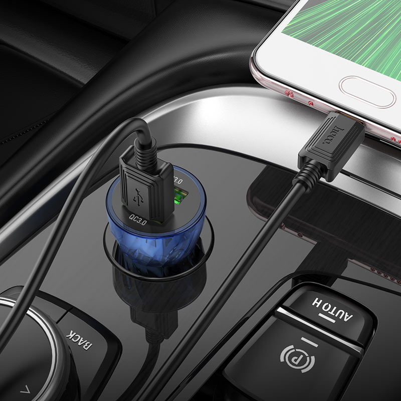 Car charger - Z47 Transparent Discovery Edition - QC3.0 set