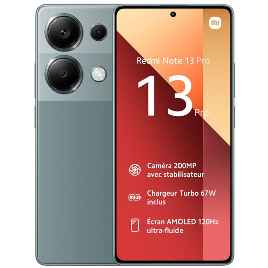 Smartphone XIAOMI Redmi Note 13 Pro - 12Go 512Go - Vert Forêt