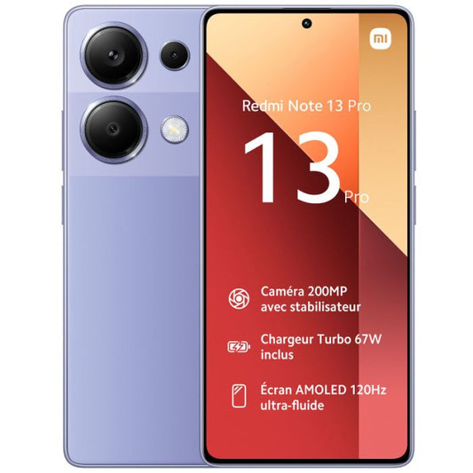 Smartphone XIAOMI Redmi Note 13 Pro - 12Go 512Go - Violet