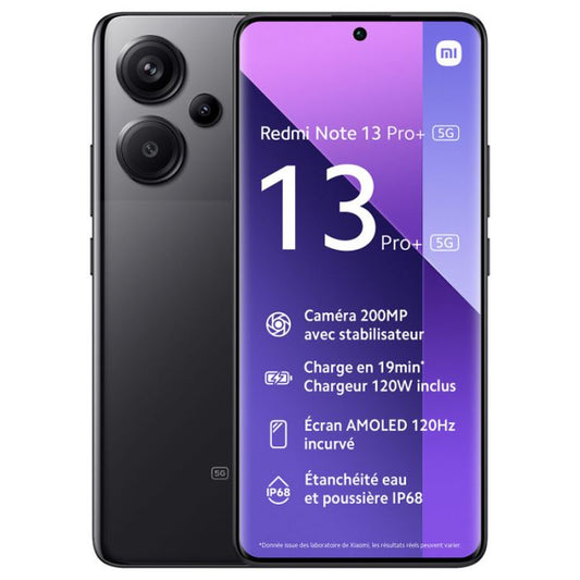 Smartphone XIAOMI Redmi Note 13 Pro+ 5G - 12Go 512Go - Noir